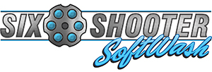 Six Shooter SoftWash logo